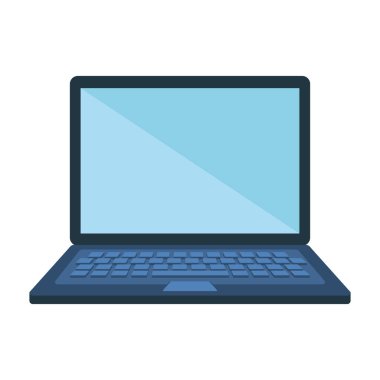 dizüstü bilgisayar simge vektör illüstrasyon izole
