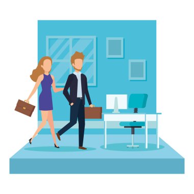 zarif iş kaç işyeri vektör çizim tasarım içinde