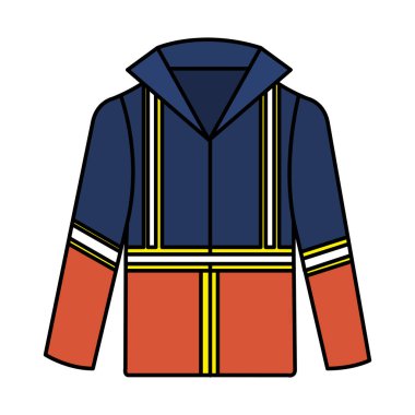 Endüstriyel Ayakkabı ceket simge vektör çizim tasarım