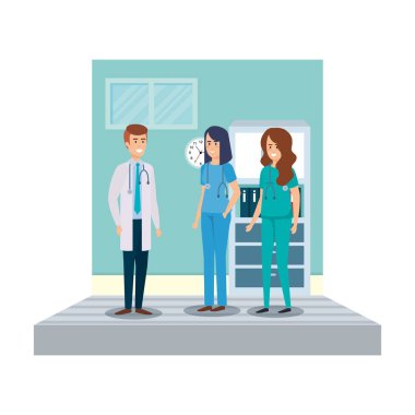 Oda vektör çizim tasarım danışmanlık doktor