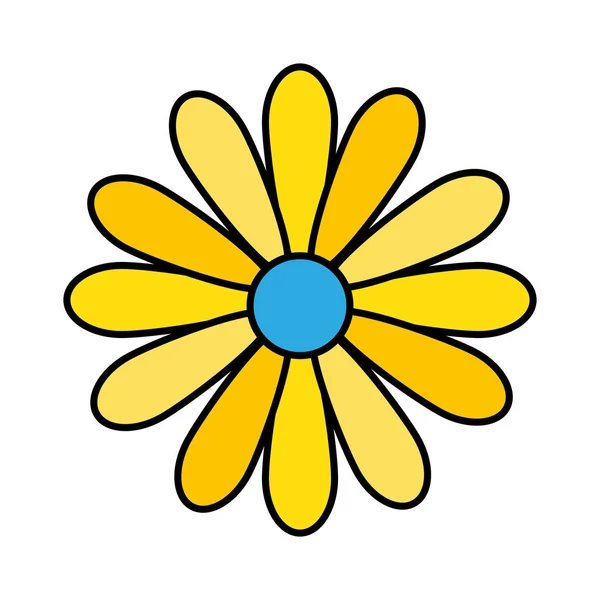 Εικονογράφηση Διάνυσμα Εικονίδιο Όμορφο Λουλούδι Απομονωμένη Desing — Διανυσματικό Αρχείο