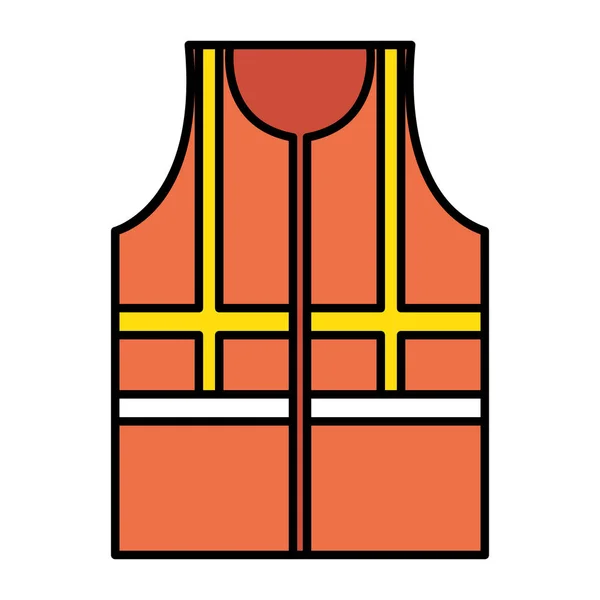 Chaqueta Calzado Industrial Icono Vector Ilustración Diseño — Archivo Imágenes Vectoriales