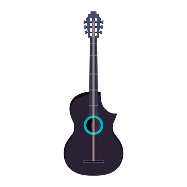 Elektrische Gitarre Instrument Ikone Vektor Illustration Design — Stockvektor