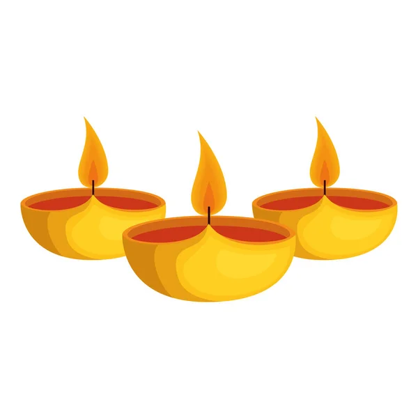 Aromaterapia Conjunto Velas Iconos Vector Ilustración Diseño — Archivo Imágenes Vectoriales