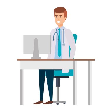 Oda vektör çizim tasarım danışmanlık doktor