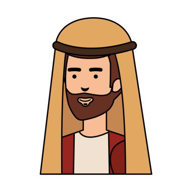 Saint joseph Noel karakter vektör çizim tasarımı