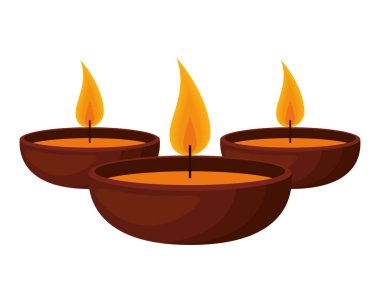 Aromaterapi mum simgeler vektör çizim tasarım ayarla.