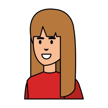 Noel kazağı vektör çizim tasarım kadınla