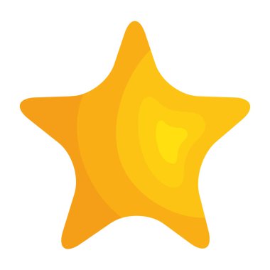 Dekoratif yıldız izole simge vektör çizim tasarım