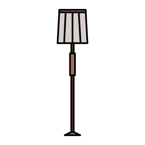 Lampe Maison Icône Isolée Vecteur Illustration Design — Image vectorielle