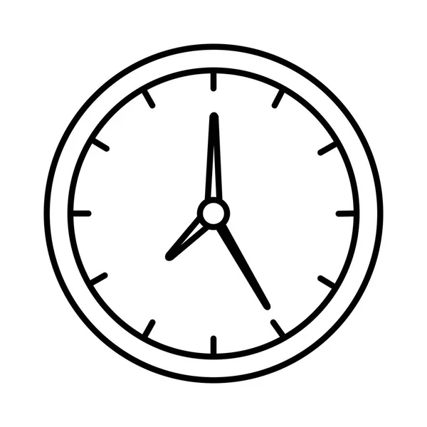 时间时钟分离图标矢量插图设计 — 图库矢量图片