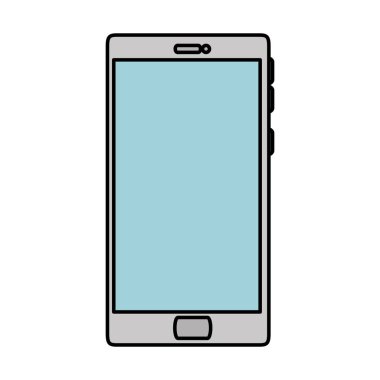 smartphone aygıt simge vektör illüstrasyon izole