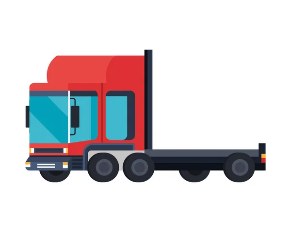 Lieferservice Lkw Fahrzeug Vektor Illustration Design — Stockvektor