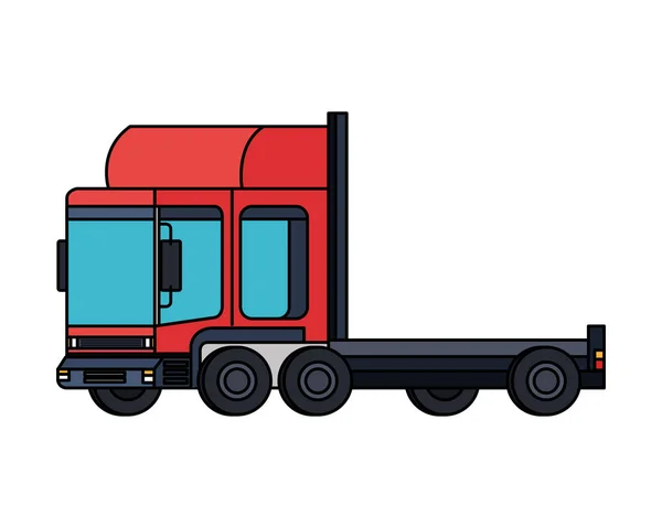 Leverans Service Truck Fordonskonstruktion Vektor Illustration — Stock vektor