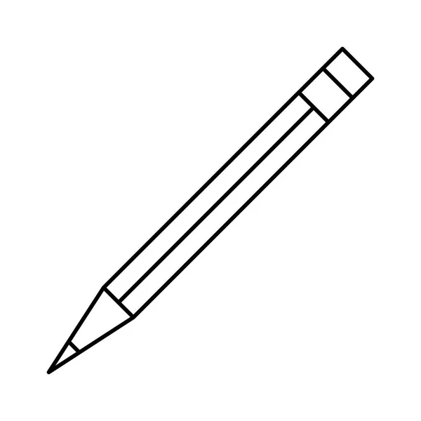 鉛筆書き込み分離アイコン ベクトル イラスト デザイン — ストックベクタ