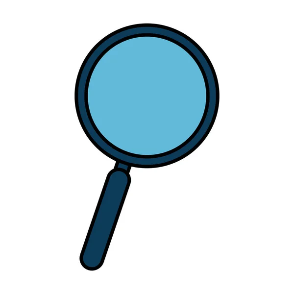 Search Magnifying Glass Icon Vector Illustration Design — Stock Vector
