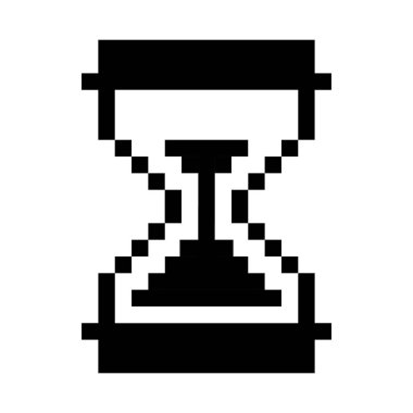 kum saati sayaç bilgisayar simge vektör çizim tasarım