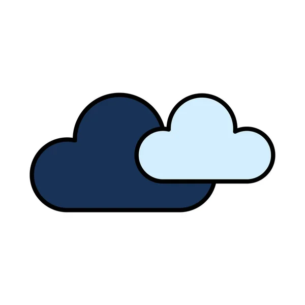 Cloud Computing Server Mit Pfeil Download Vektor Illustration Design — Stockvektor