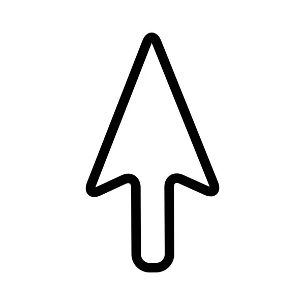 Pfeil Mauszeiger Symbol Vektor Illustration Design — Stockvektor