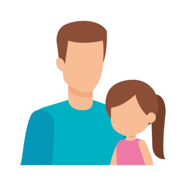 Baba ile kızı karakterler