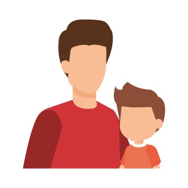 Baba oğul karakterlerle