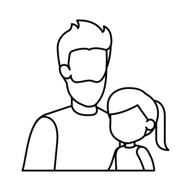 Baba ile kızı karakterler