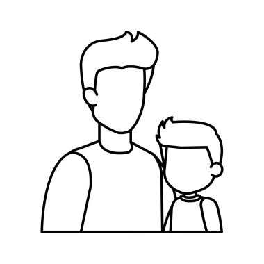 Baba oğul karakterlerle