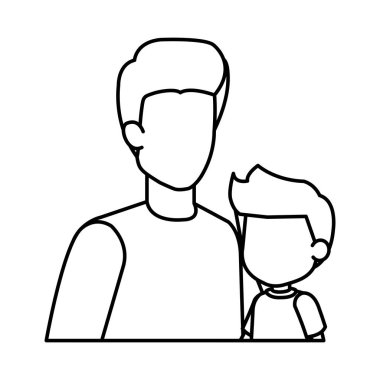 Baba oğul karakterlerle