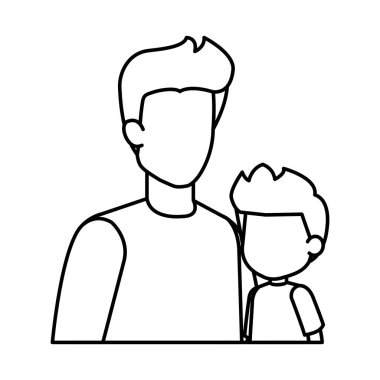 Baba oğul karakterlerle