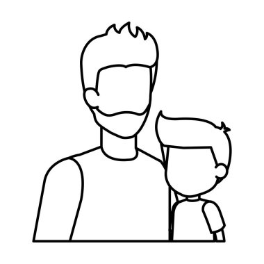 Baba oğul karakterlerle