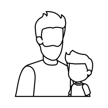 Baba oğul karakterlerle