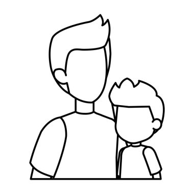 Baba oğul karakterlerle