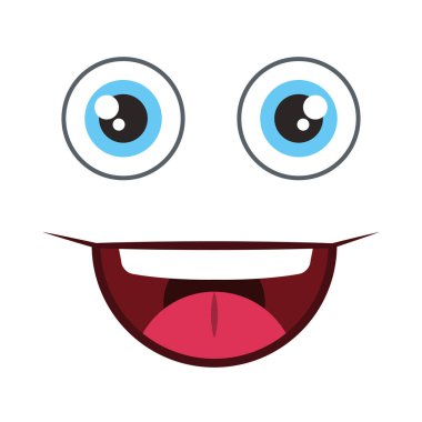 mutlu aptal yüz ifade simgesi