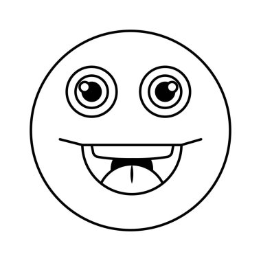 mutlu aptal yüz ifade simgesi