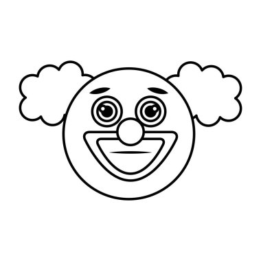 Palyaço surat yüz simgesi