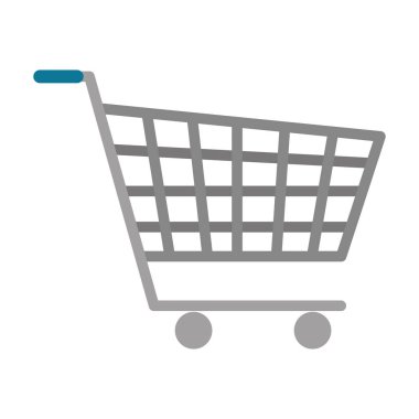 alışveriş sepeti izole simgesi