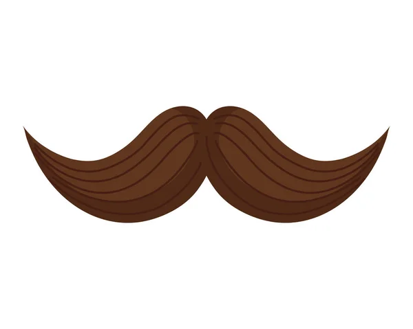 Bigote estilo hipster accesorio — Archivo Imágenes Vectoriales