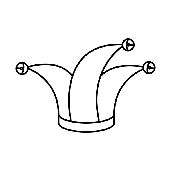 Ícone de acessório chapéu de brincalhão —  Vetores de Stock