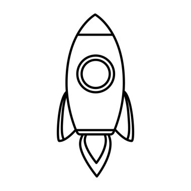 Roket Fırlatıcı izole simgesi