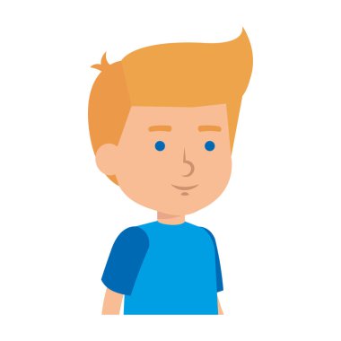 sevimli küçük çocuk karakter