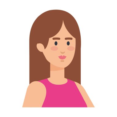 güzel ve genç kadın karakter