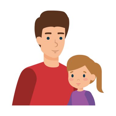 Baba ile kızı karakterler