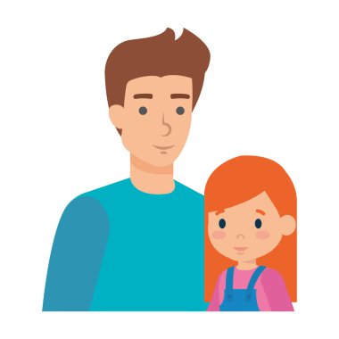 Baba ile kızı karakterler