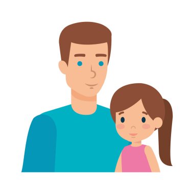 Baba ile kızı karakterler