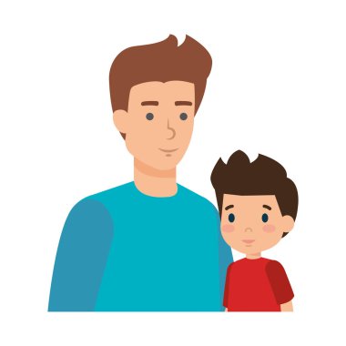 Baba oğul karakterlerle