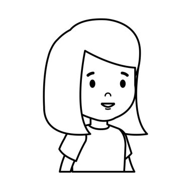 Güzel küçük kız karakter