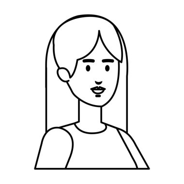 güzel ve genç kadın karakter