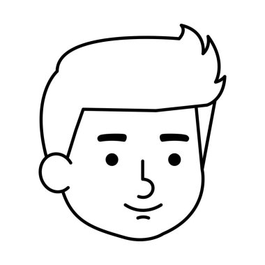 Sevimli küçük çocuk baş karakter.