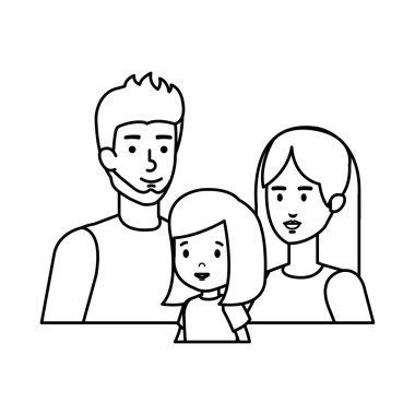 Ebeveynlerin çift kızı karakterlerle