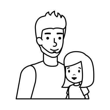 Baba ile kızı karakterler